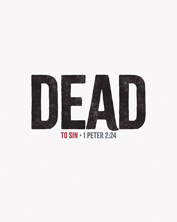 dead to sin art poster