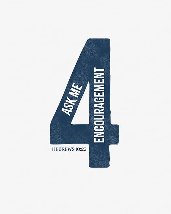 ask me encouragement art poster