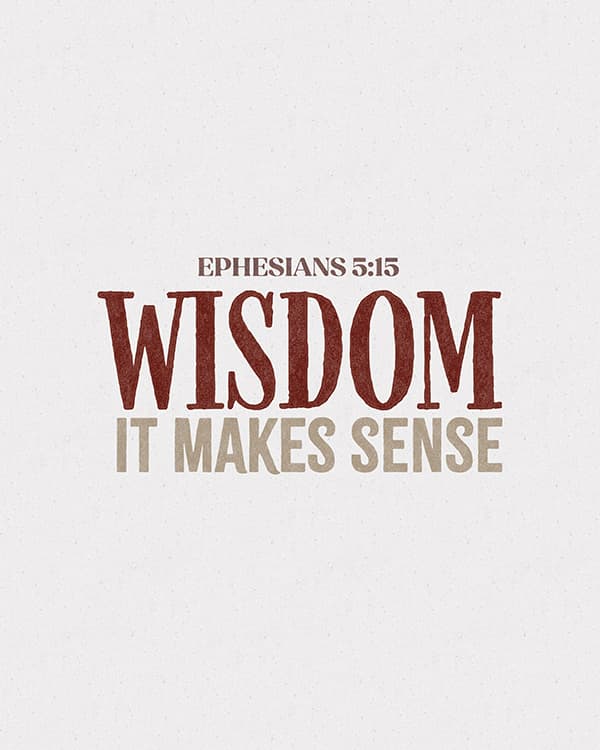 wisdom it makes sense art poster