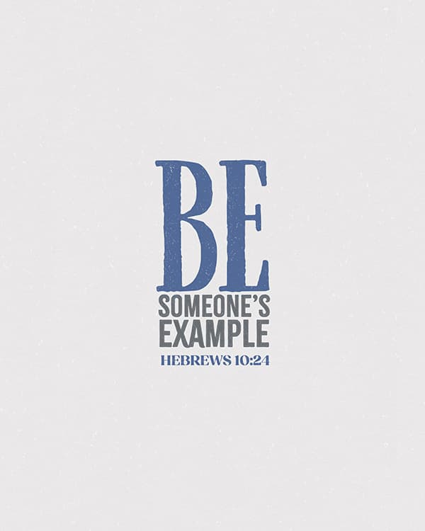 be someones example art poster