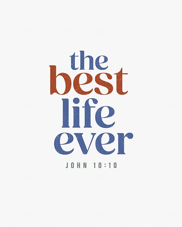 the best life ever art poster