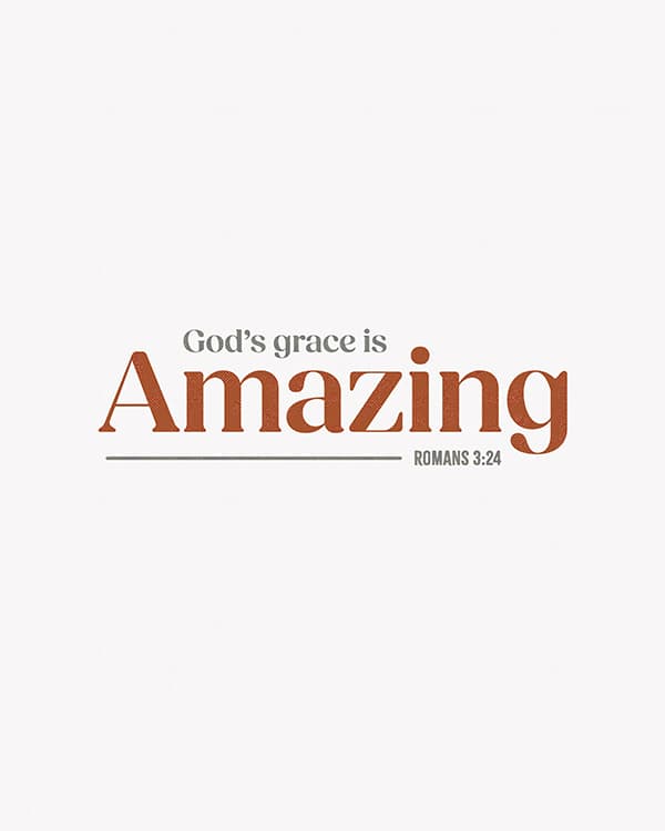 gods grace is amazing art poster