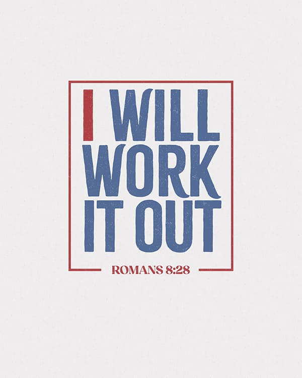 i will work it out art poster