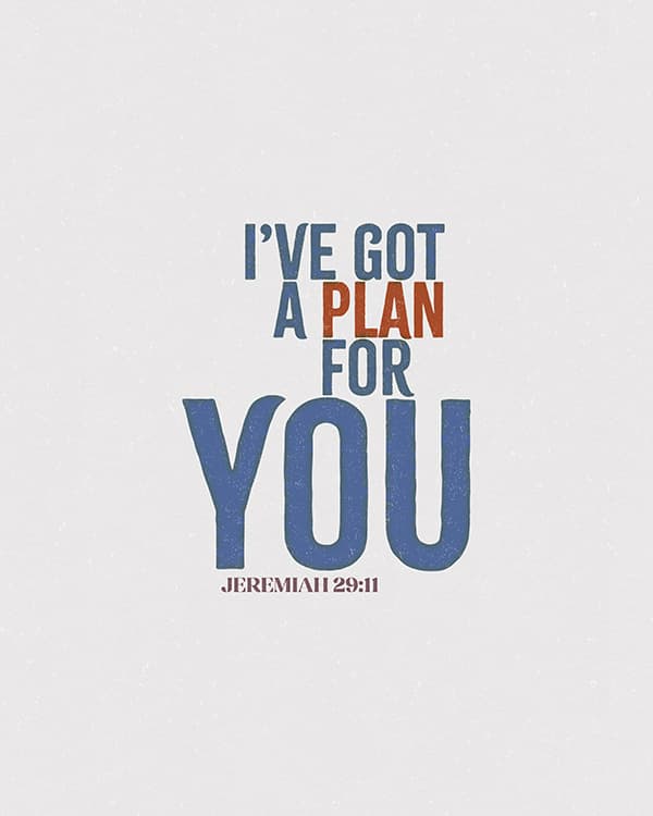 Ive got a plan for you art poster