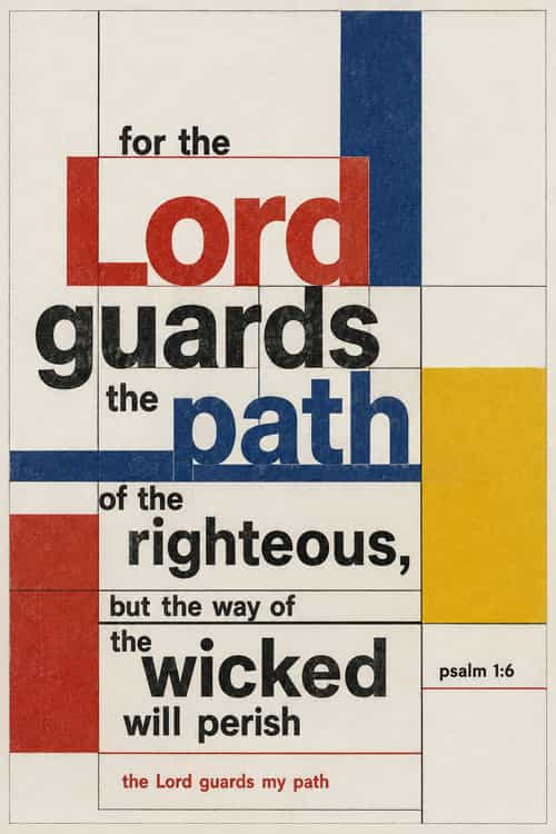 203a the lord guards my path art