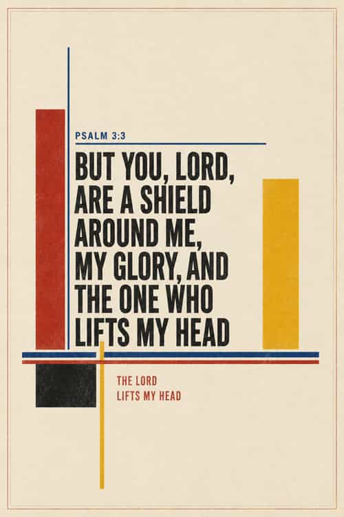 208b the lord lifts my head art