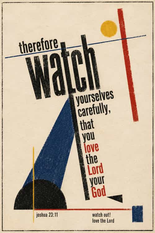 210a watch out love the lord art