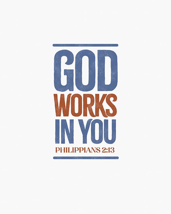 god works in you art poster