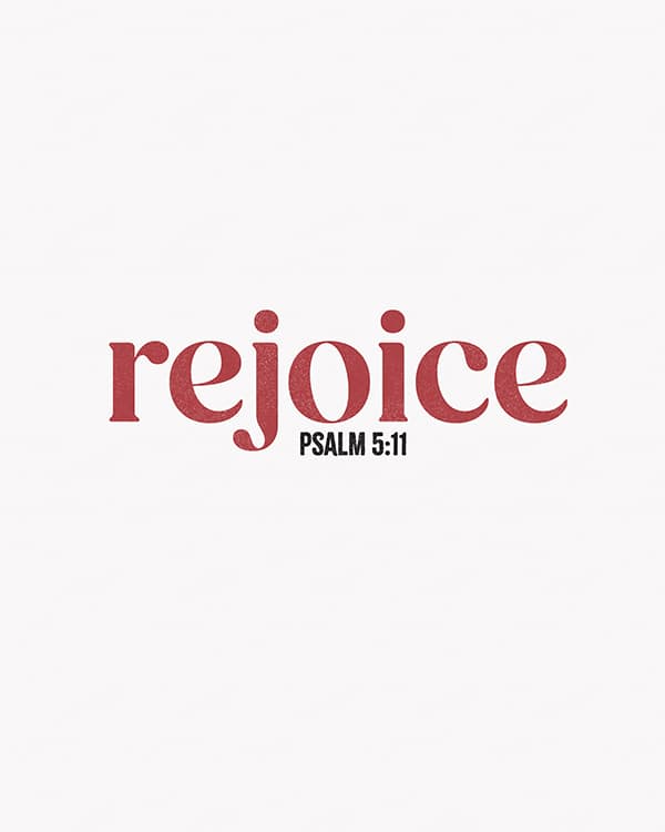 rejoice art poster