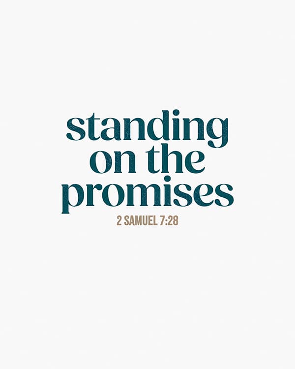 standing on the promises art poster