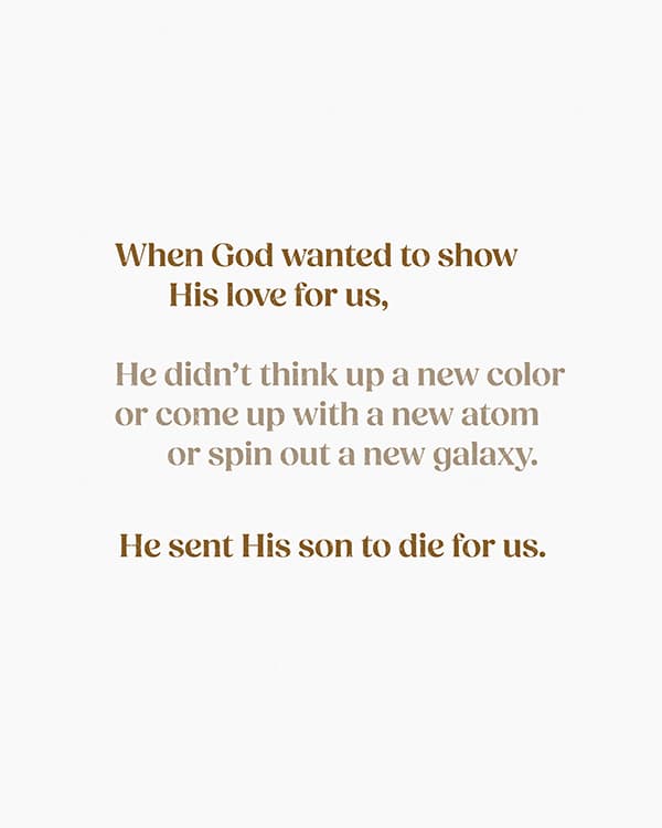 when god wanted to show art poster