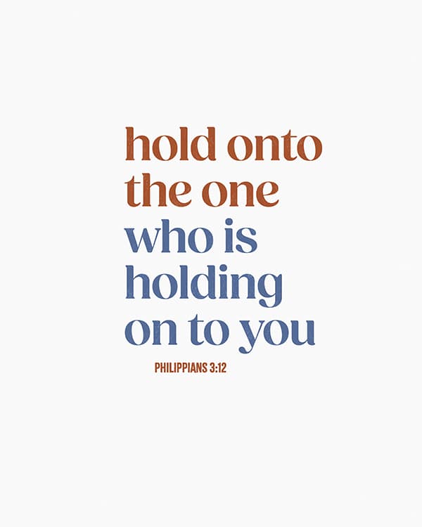 hold onto the one who is holding onto you art poster
