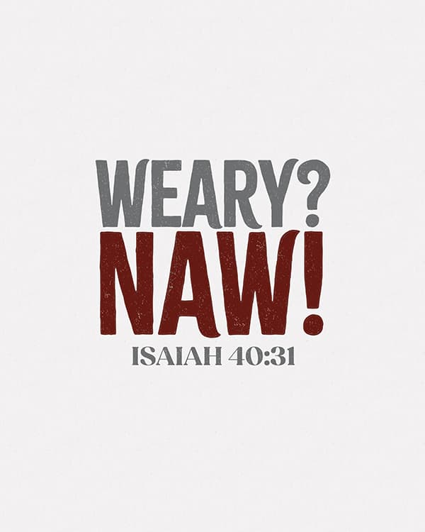 weary naw art poster