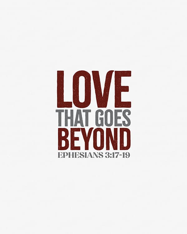 love that goes beyond art poster