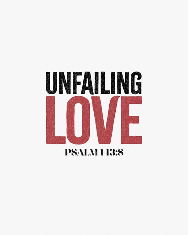 unfailing love art poster